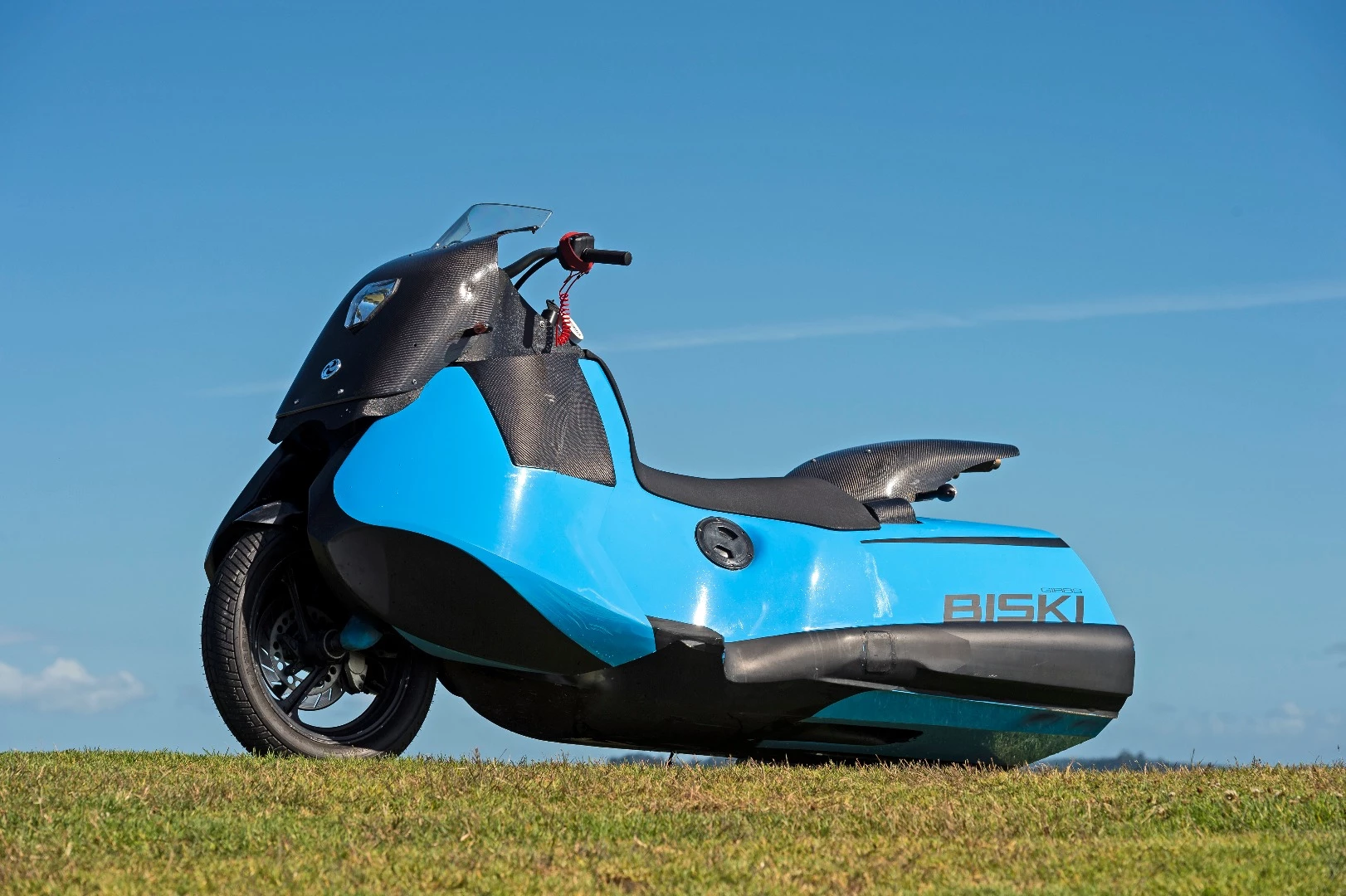 Gibbs Biski: just 9kg heavier than a TMAX maxi-scooter