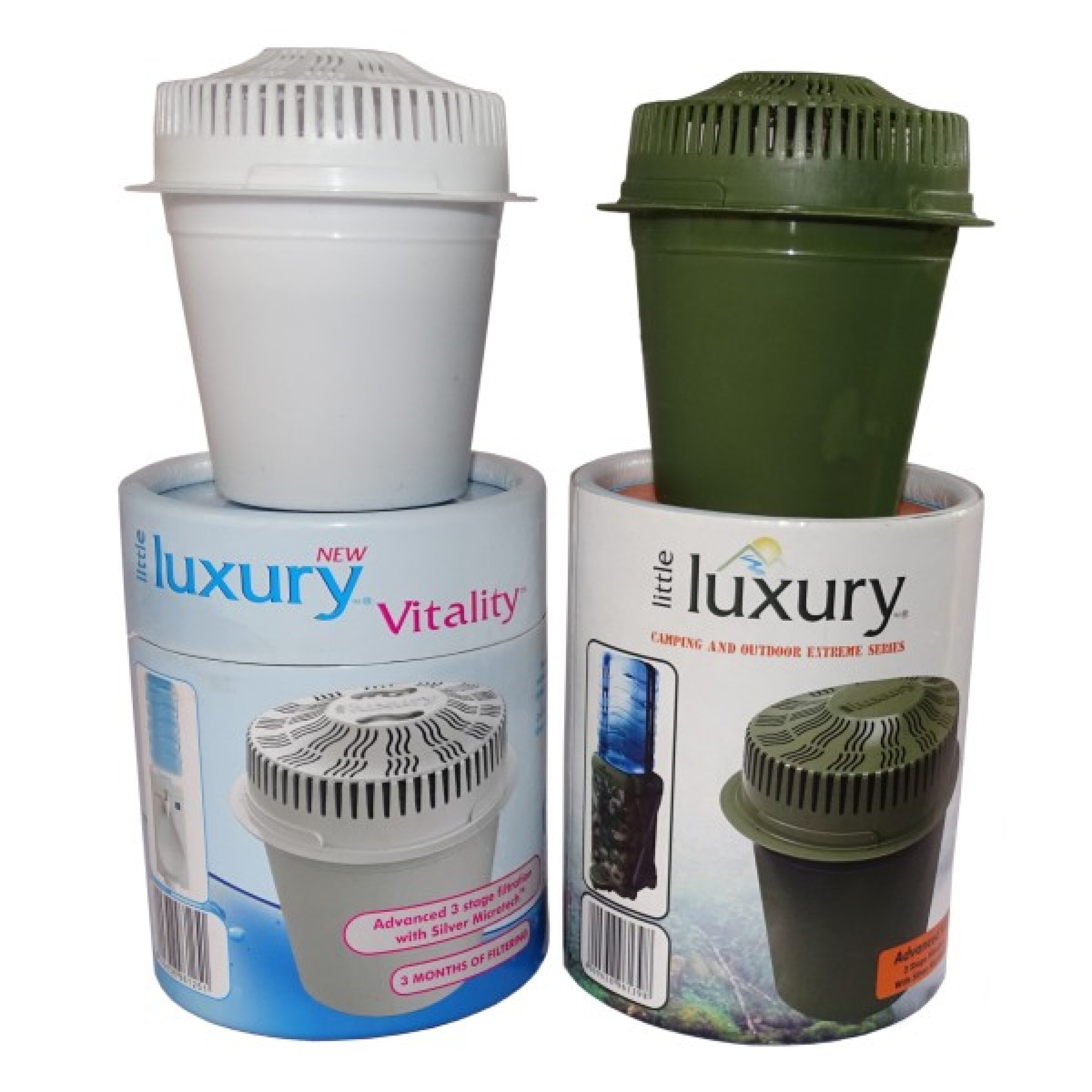 Outdoor water cooler and filter brings a Little Luxury to camping