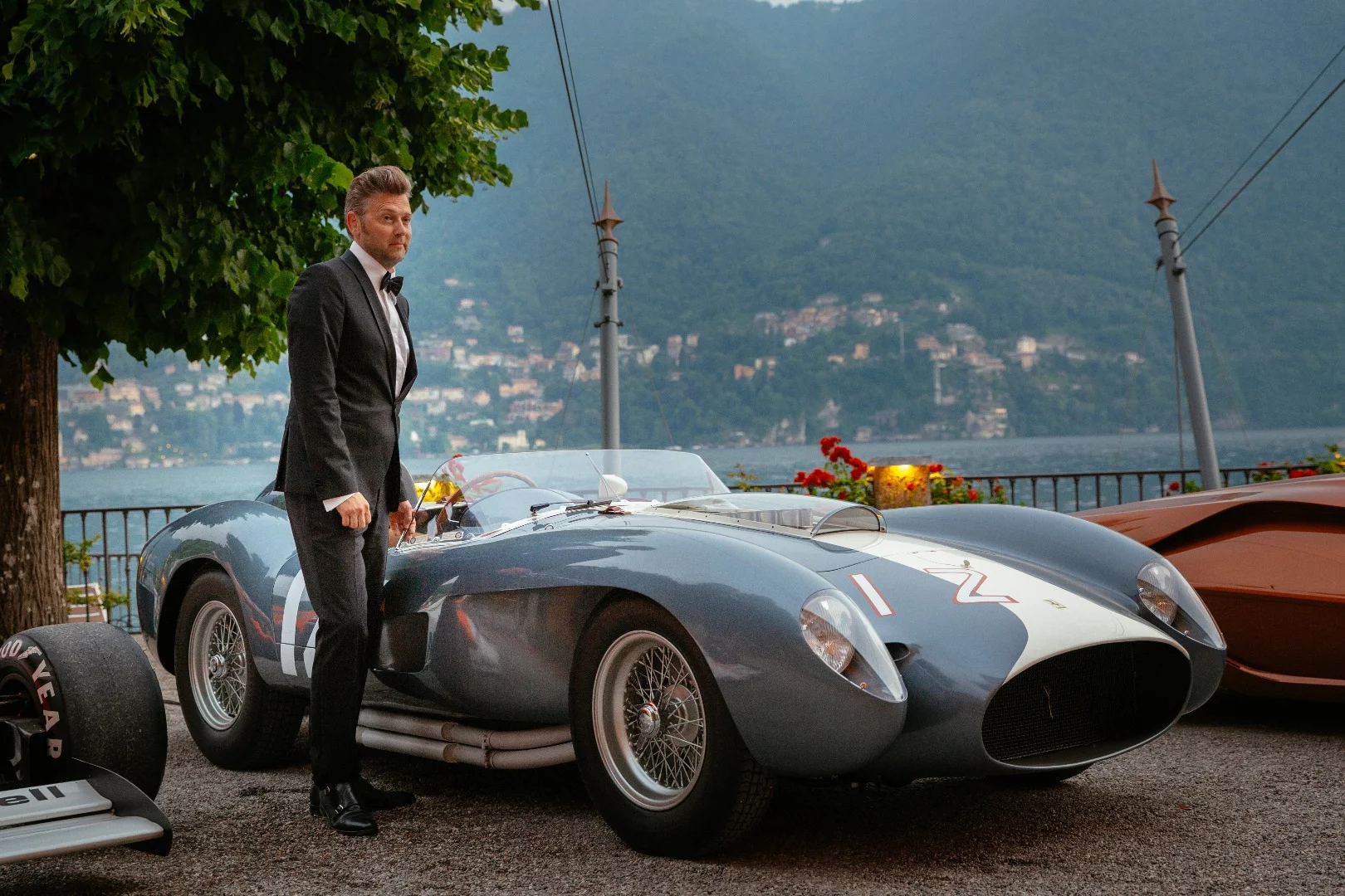 Andreas Mohringer's recently restored 1958 Ferrari 335 Sport Spider won the Trofeo BMW Group, the outright Best of Show award decided by the jury.