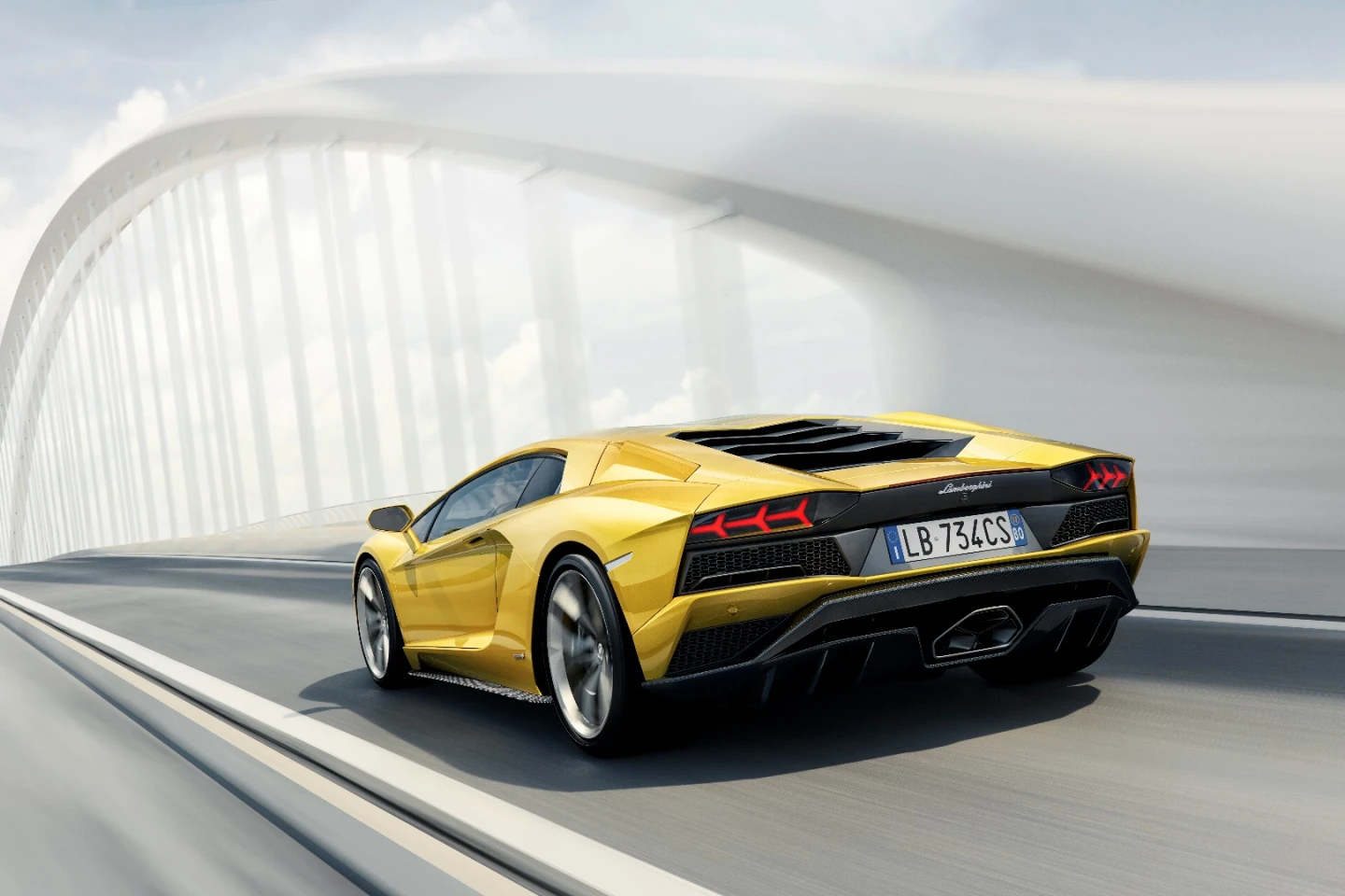 The new Lamborghini Aventador S