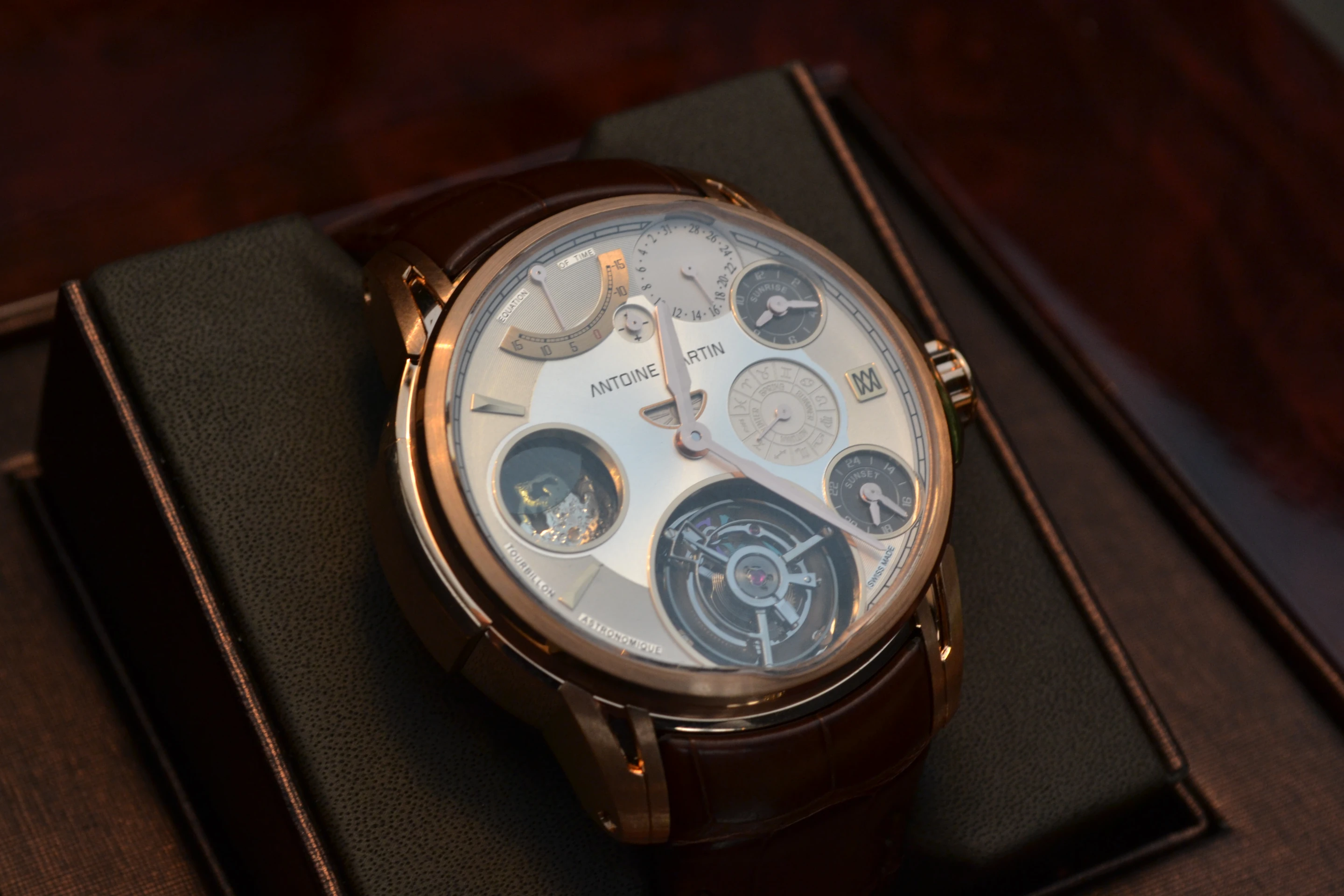 The Tourbillon Astronomique costs CHF 500,000 (US$564,000)