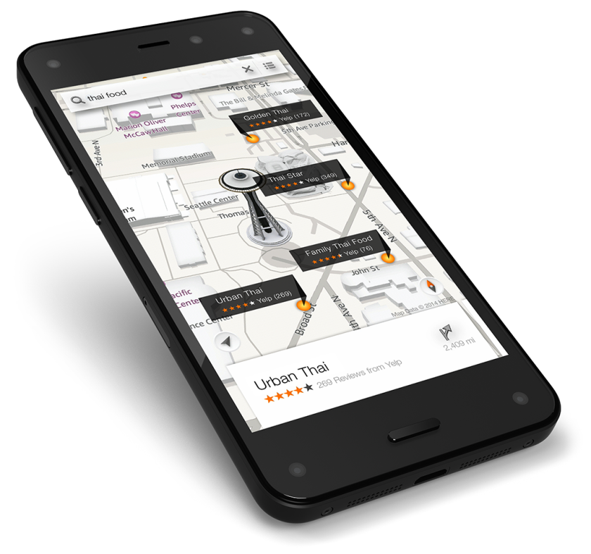 The handset packs an unusual Dynamic Perspective features that projects a 3D image in rather than out