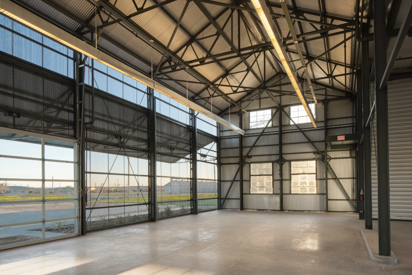 The Cotton Gin is an energy efficient building and its electrical consumption is limited to industrial fans and high-efficiency lighting