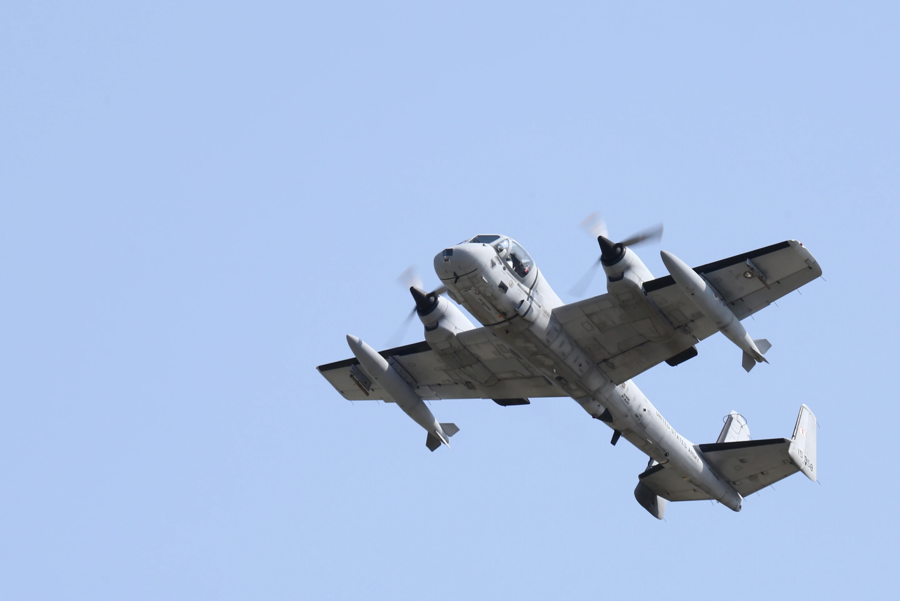 The mosquito-like Grumman OV-1 Mohawk was designed in the late 1950s and used primarily for observation and light strike targets (Photo: Angus MacKenzie/Gizmag.com)
