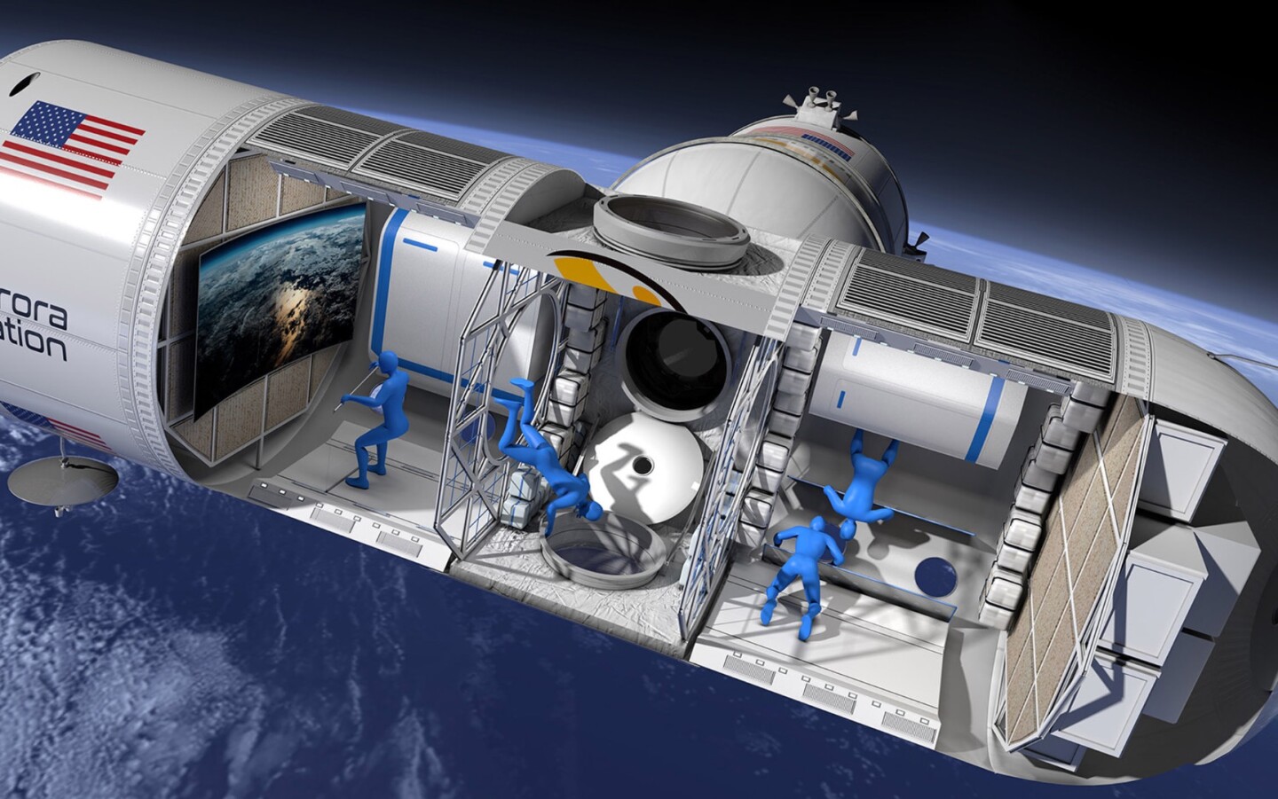 The first guests could arrive as soon as 2022