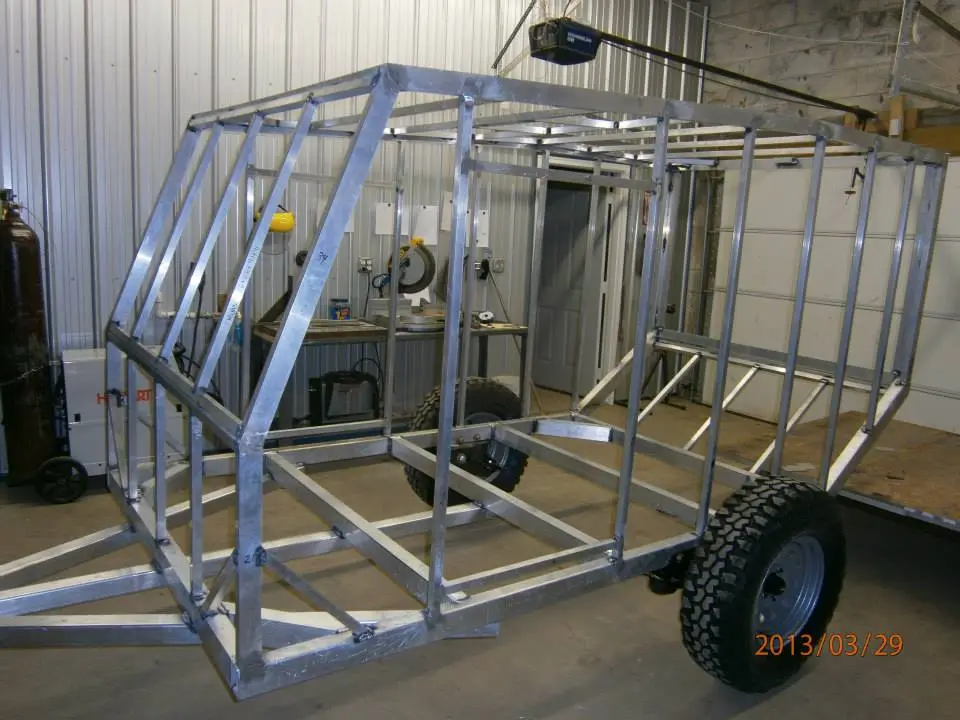 The aluminum frame was designed specifically for off-road use
