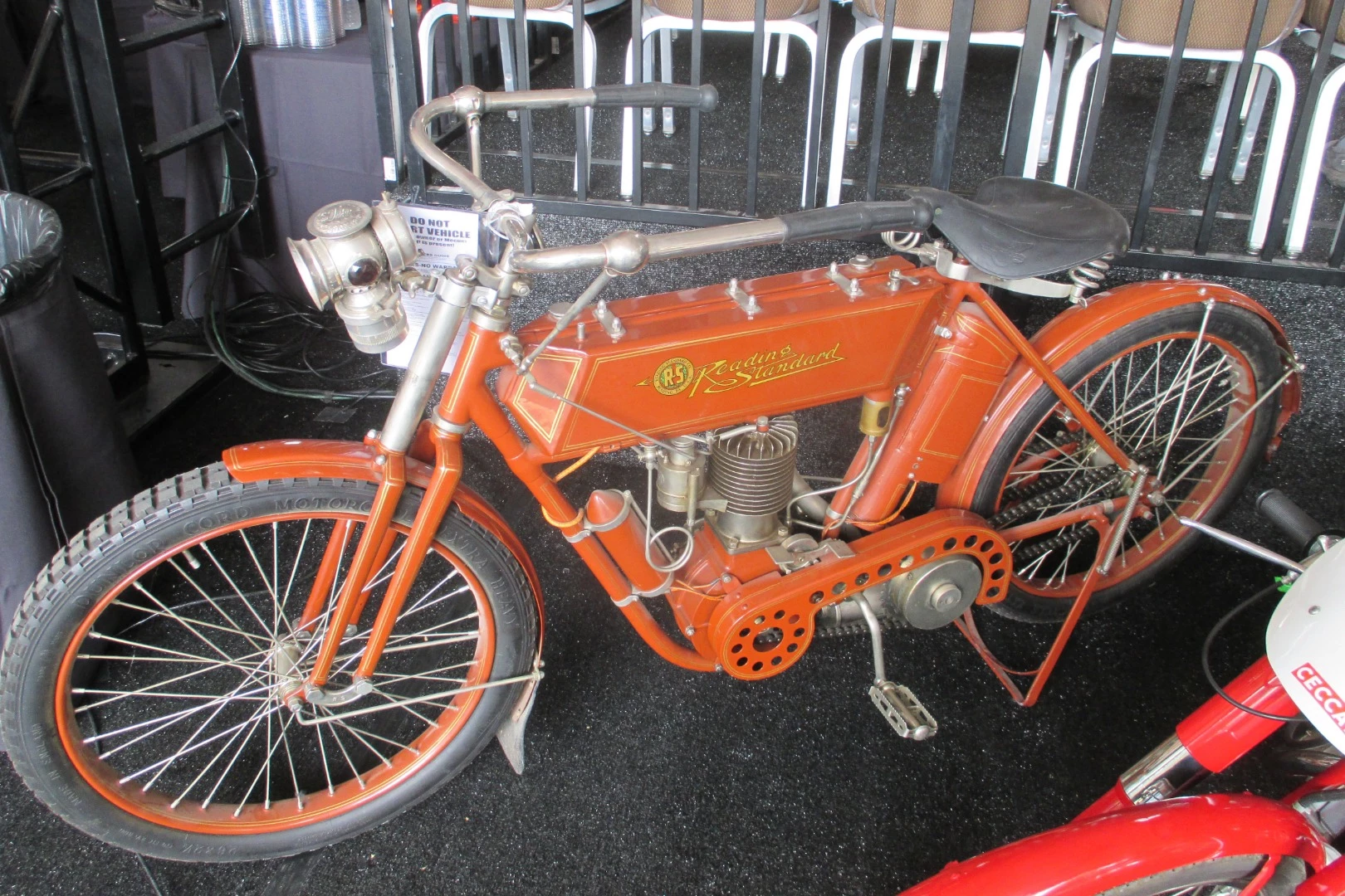 1910 Reading-Standard Single | High Bid: $25,000 | Estimate: $40,000 - $50,000 | Auctioneer: Mecum | Lot F204 | Auction Description