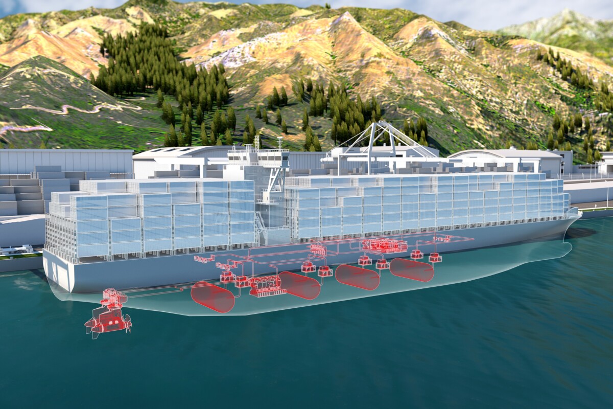 Abb Plans Megawatt Scale Hydrogen Powertrains For Container Ships