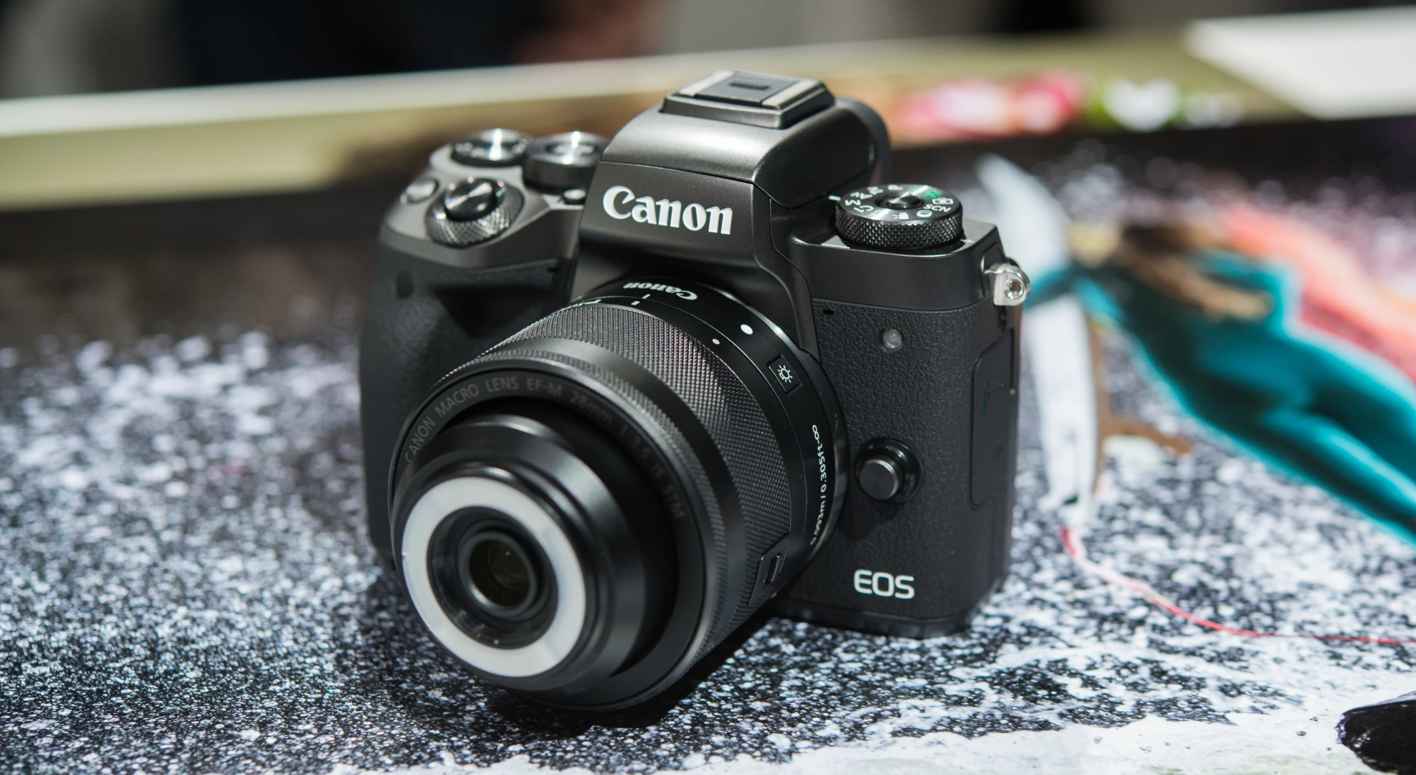 We tested the Canon EOS M5 with with Canon's quirky EF-M 28mm f/3.5 Macro IS STM lens