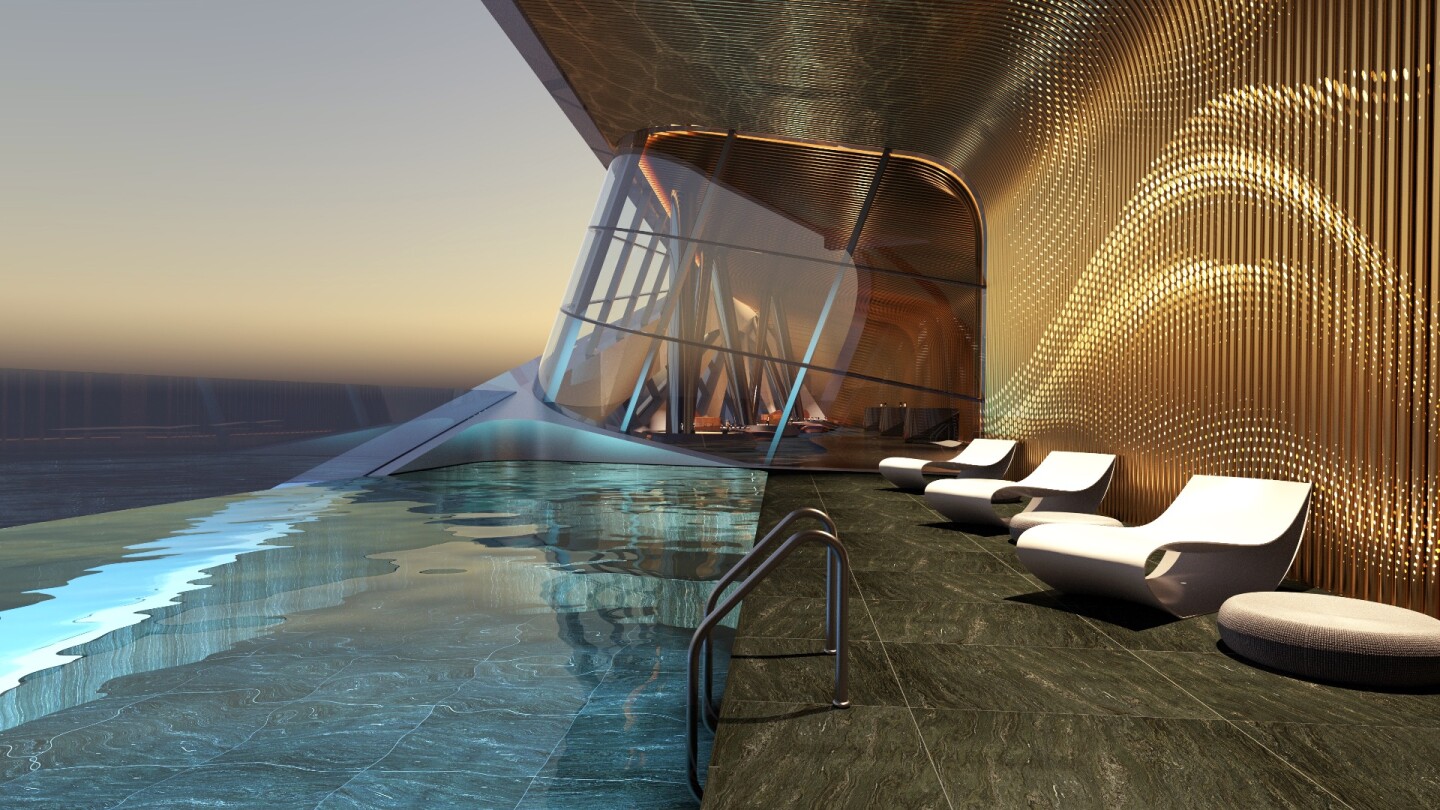 If it goes ahead, Mercury Tower will feature an outdoor pool area with views of the sea