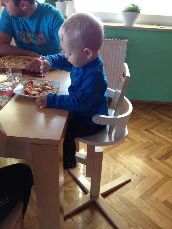 Froc starts off as a high chair