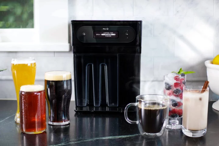 The newest household brewing device from PicoBrew can handle beer, coffee, tea and fusion drinks like kombucha