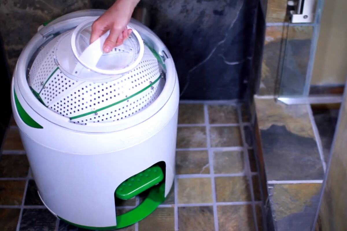 Yirego Drumi washer swaps electricity for a foot pedal