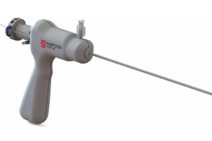 The Harpoon TSD-5 can repair broken or stretched cords that control the opening and closing of heart valve flaps without the need for open heart surgery