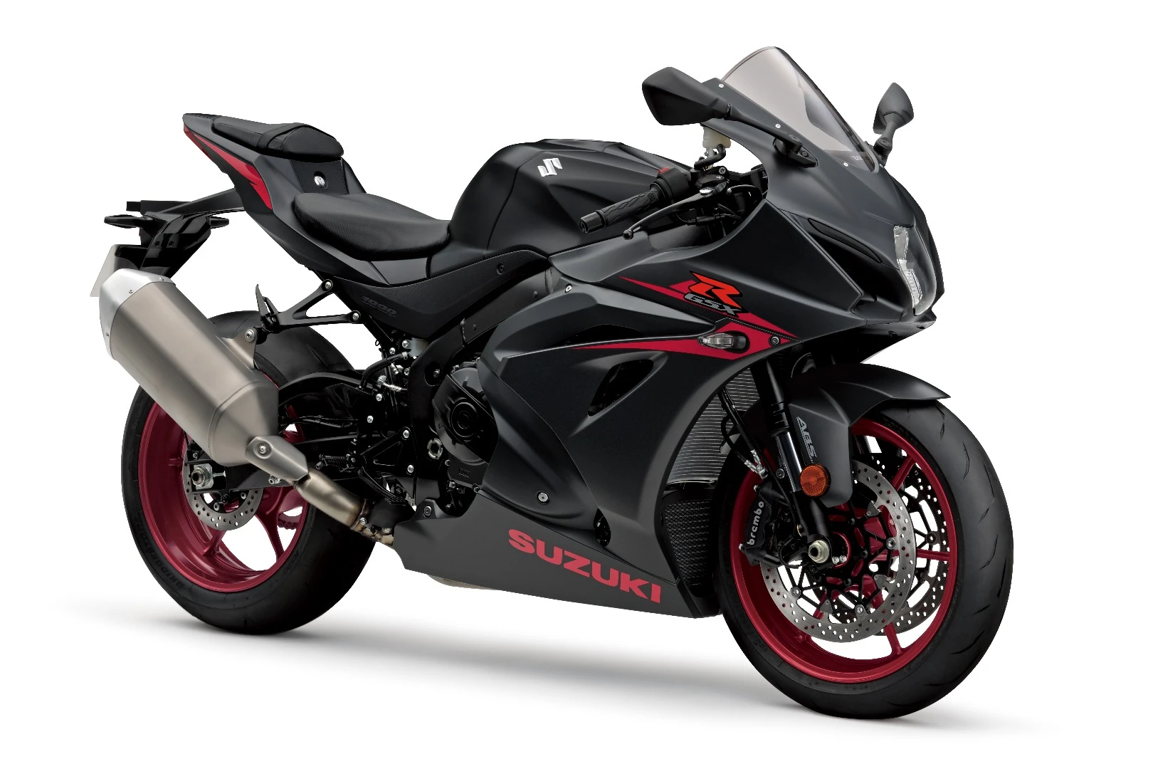 The 2017 Suzuki GSX-R1000 in Metallic Mat Black color