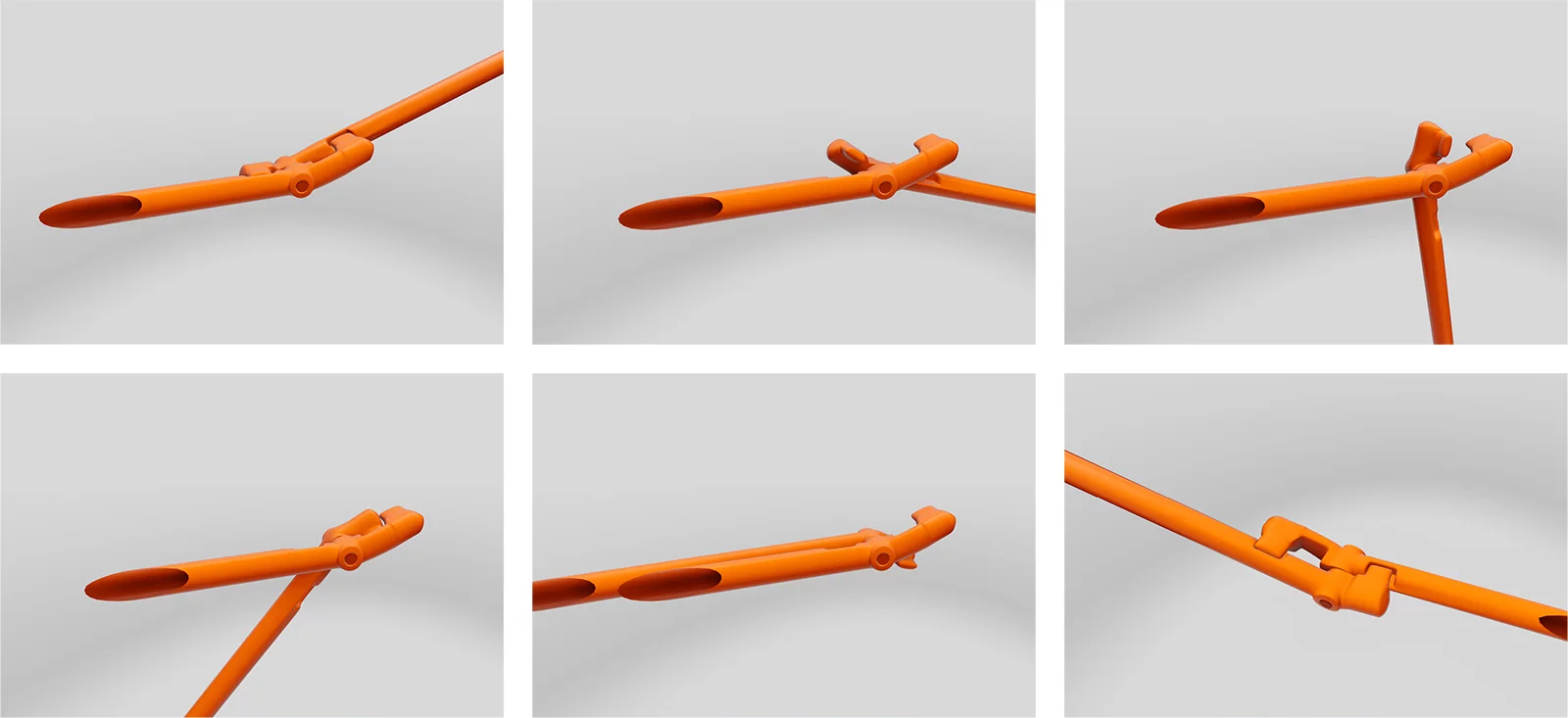 The lock mechanism located in the poles automatically set up the tent