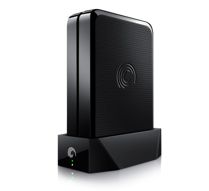 The included drive can be upgraded by simply removing it from the base and sliding in a higher capacity version