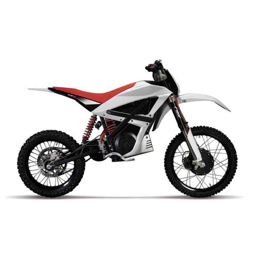 Armotia Due X: a small electric hub motor in the front wheel allows AWD