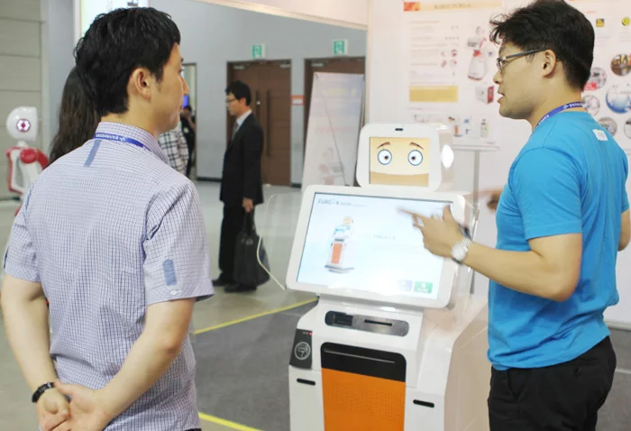 Future Robot's FURO-K robot kiosk has been sold to major hospitals in Korea.