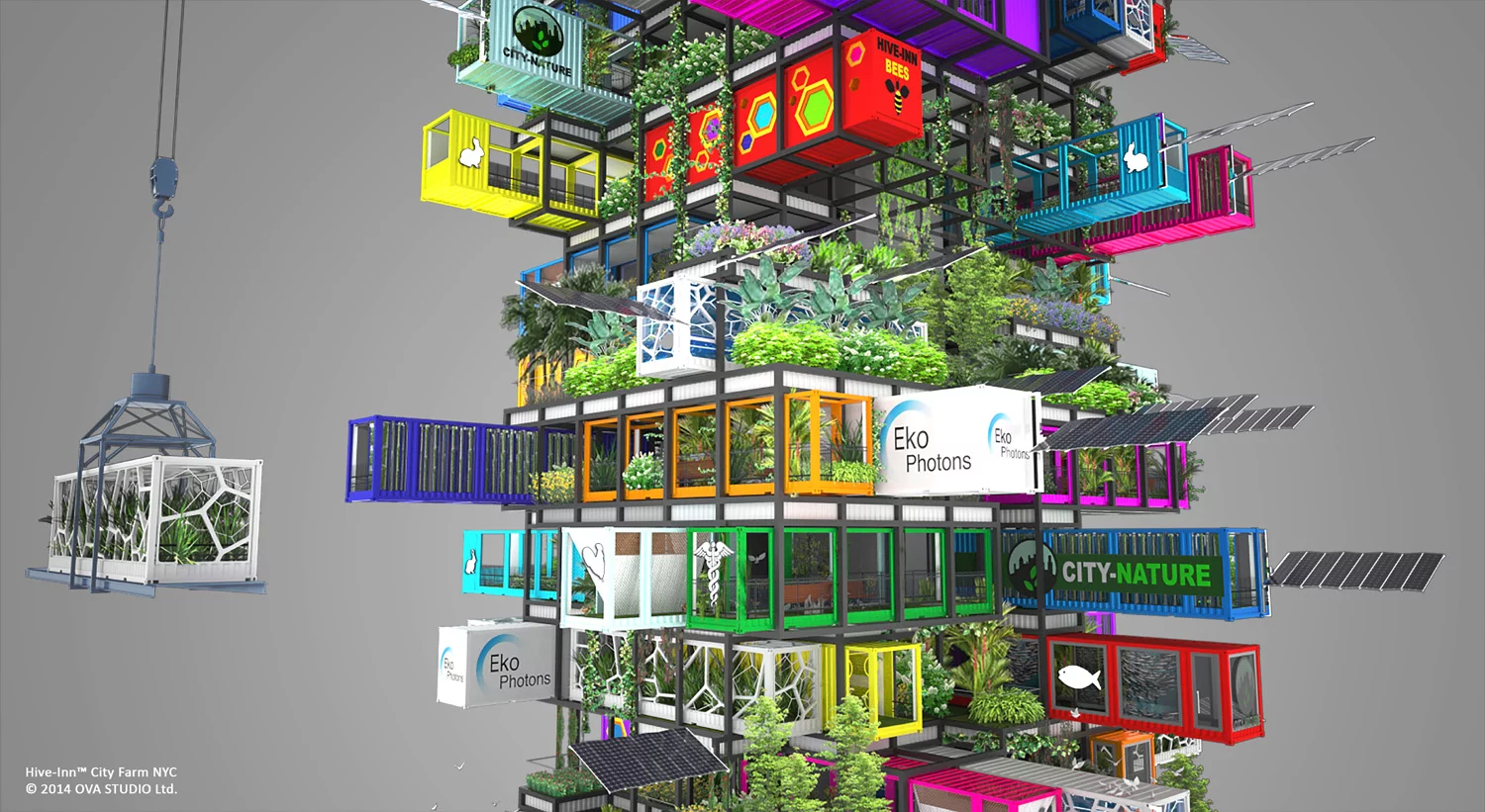 The "multrum" system also collects methane for producing electricity