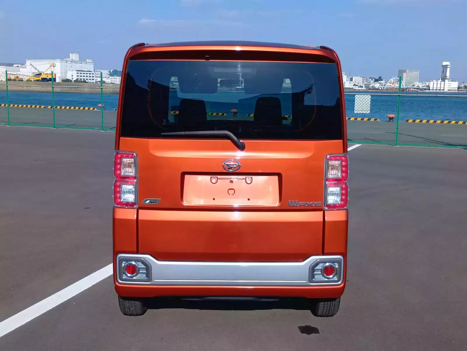 A look at the Daihatsu Wake rear-end; Wellhouse will also be importing the Toyota Pixis Mega variant, a rebadged version of the same kei platform
