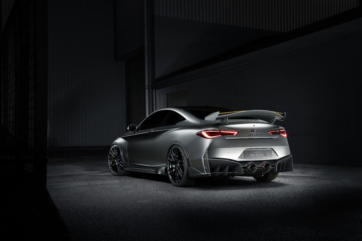 The rear wing on the Project Black S doesn't hint at its potential, it shouts about it