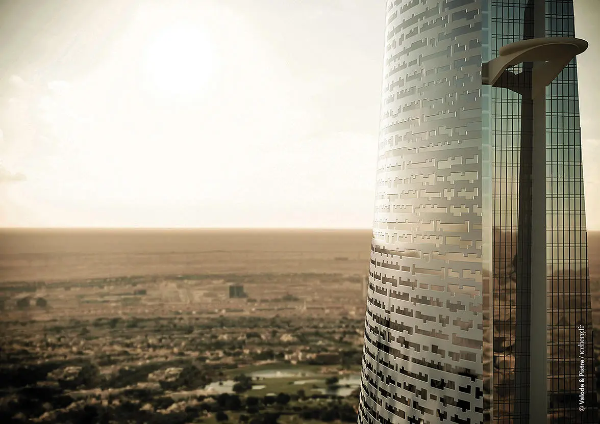The 540 m height is said to reflect the total number of African countries (54 is approximately correct, though debatable)