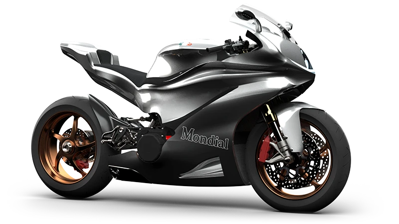 MondialMoto V5S: ditches the full carbon frame and wheels for a (slightly) more affordable solution