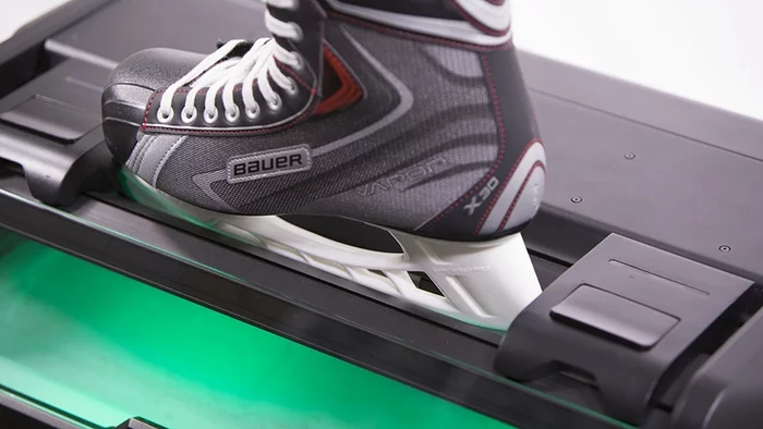 Sparx aims to make it easy for hockey players to do a professional sharpening job in their home