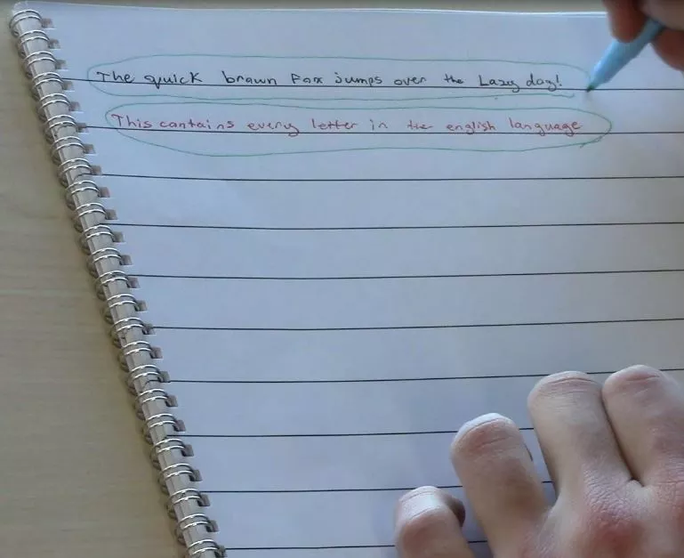 Writerase can be used for making notes