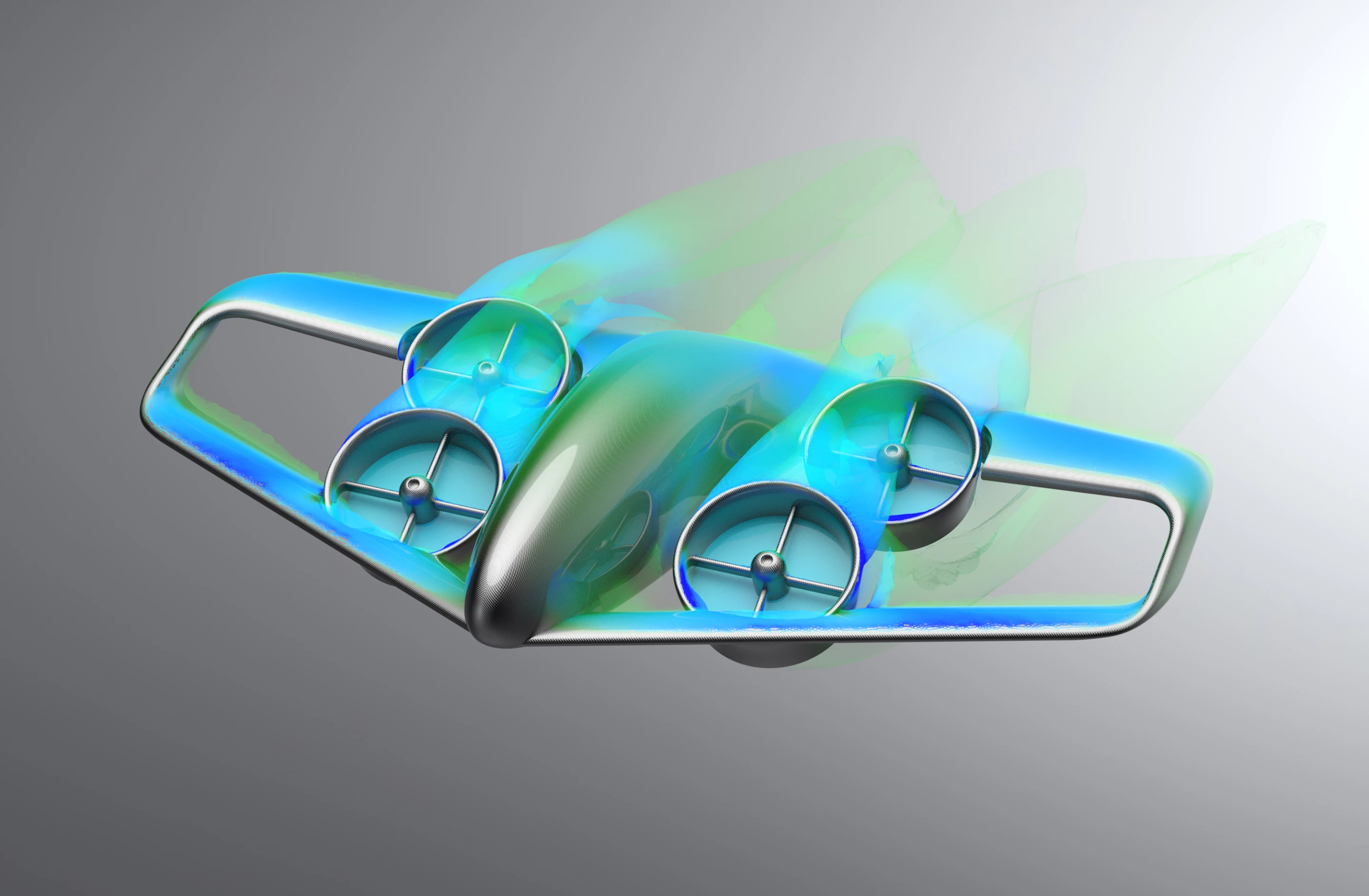 The Skybus concept is a large electric VTOL air transport capable of ferrying 30 to 50 passengers across town at a time