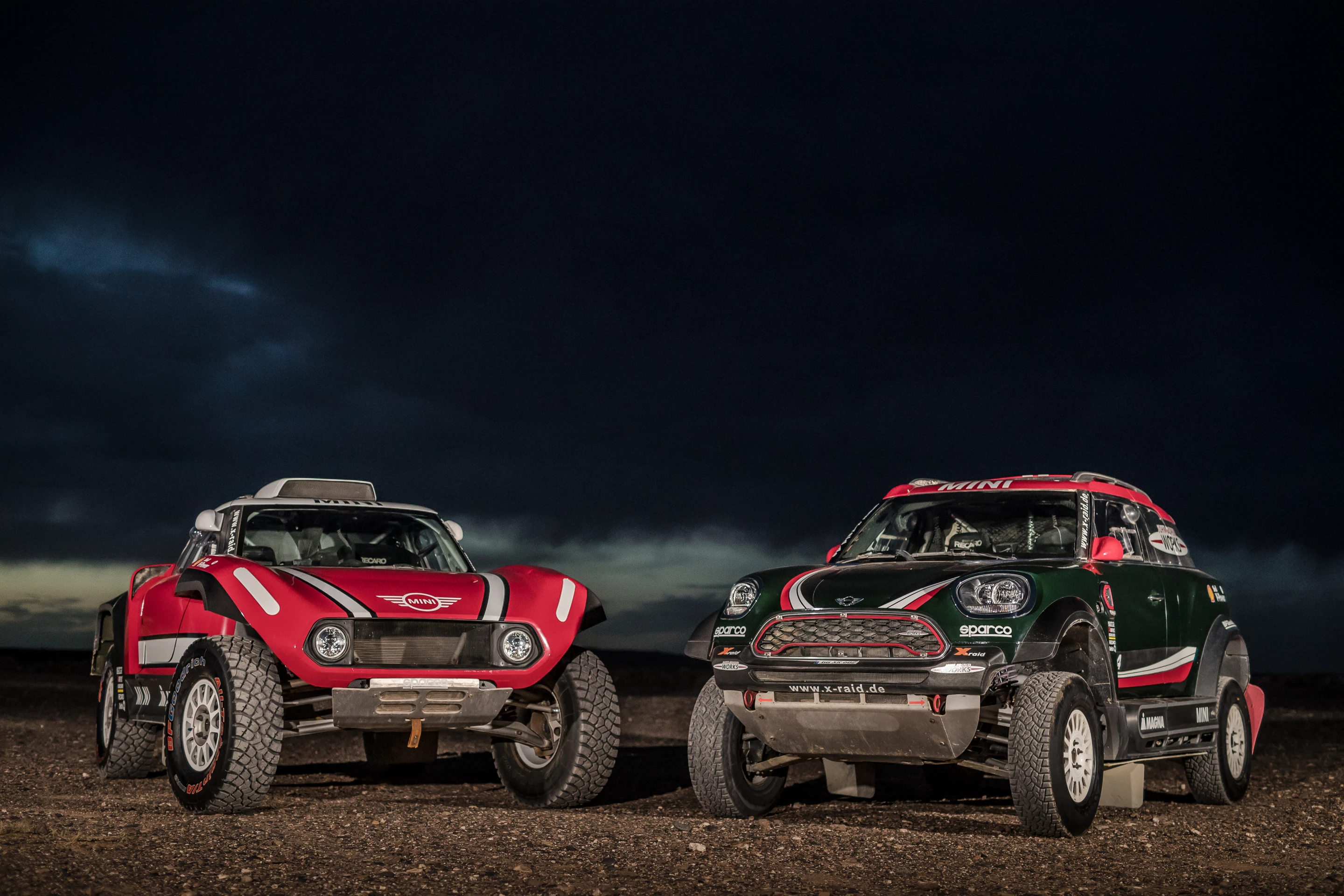 For the first time, JCW and X-raid will run two different drive systems at Dakar