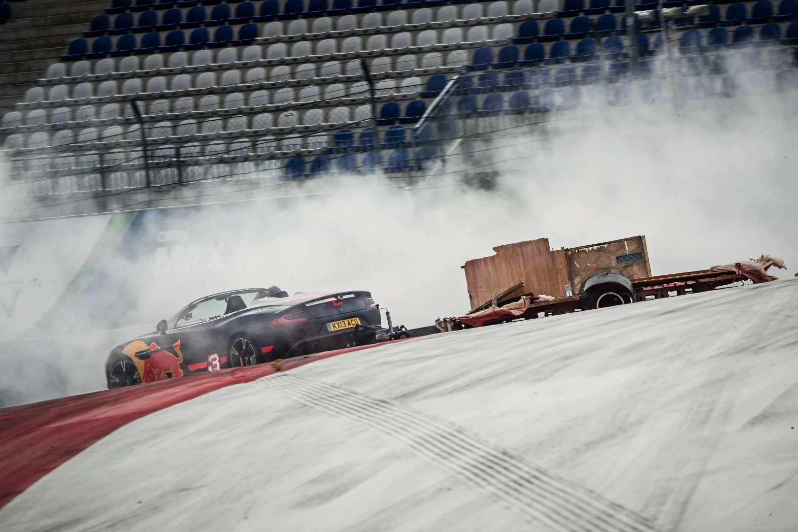 The trailers may have been stripped and slicked, but they weren't built up to track racing spec