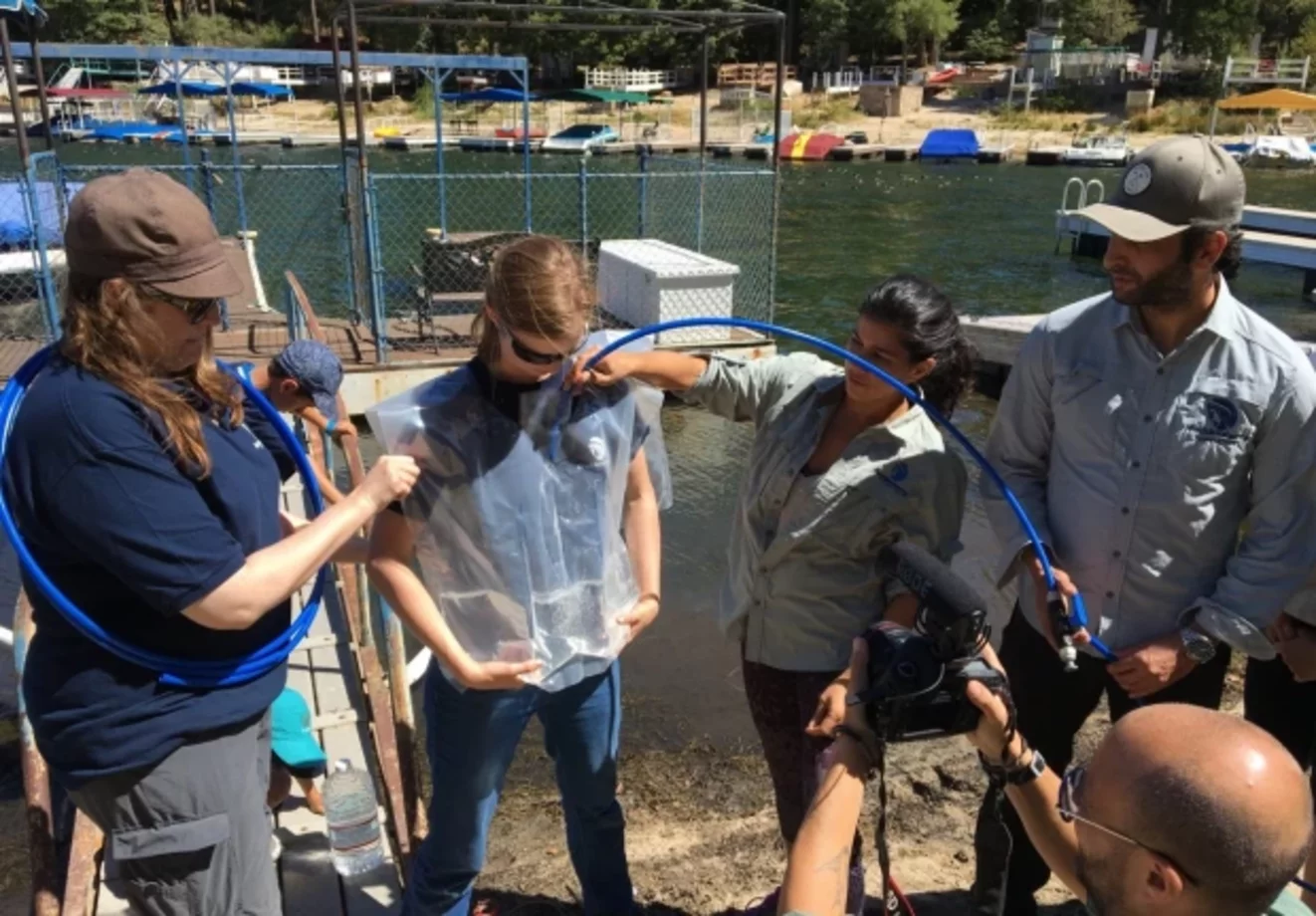 The team has developed several prototypes of its WaterVest