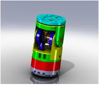 The specially-designed joints on the robot