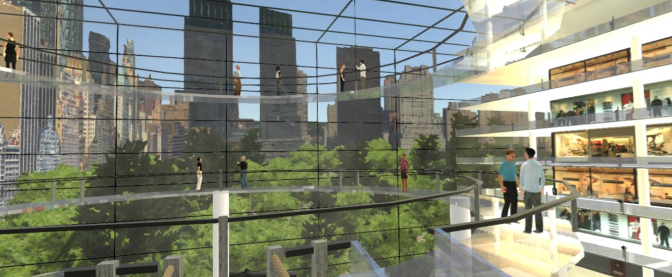 A virtual coach named Nic directed participants through a series of activities in VR