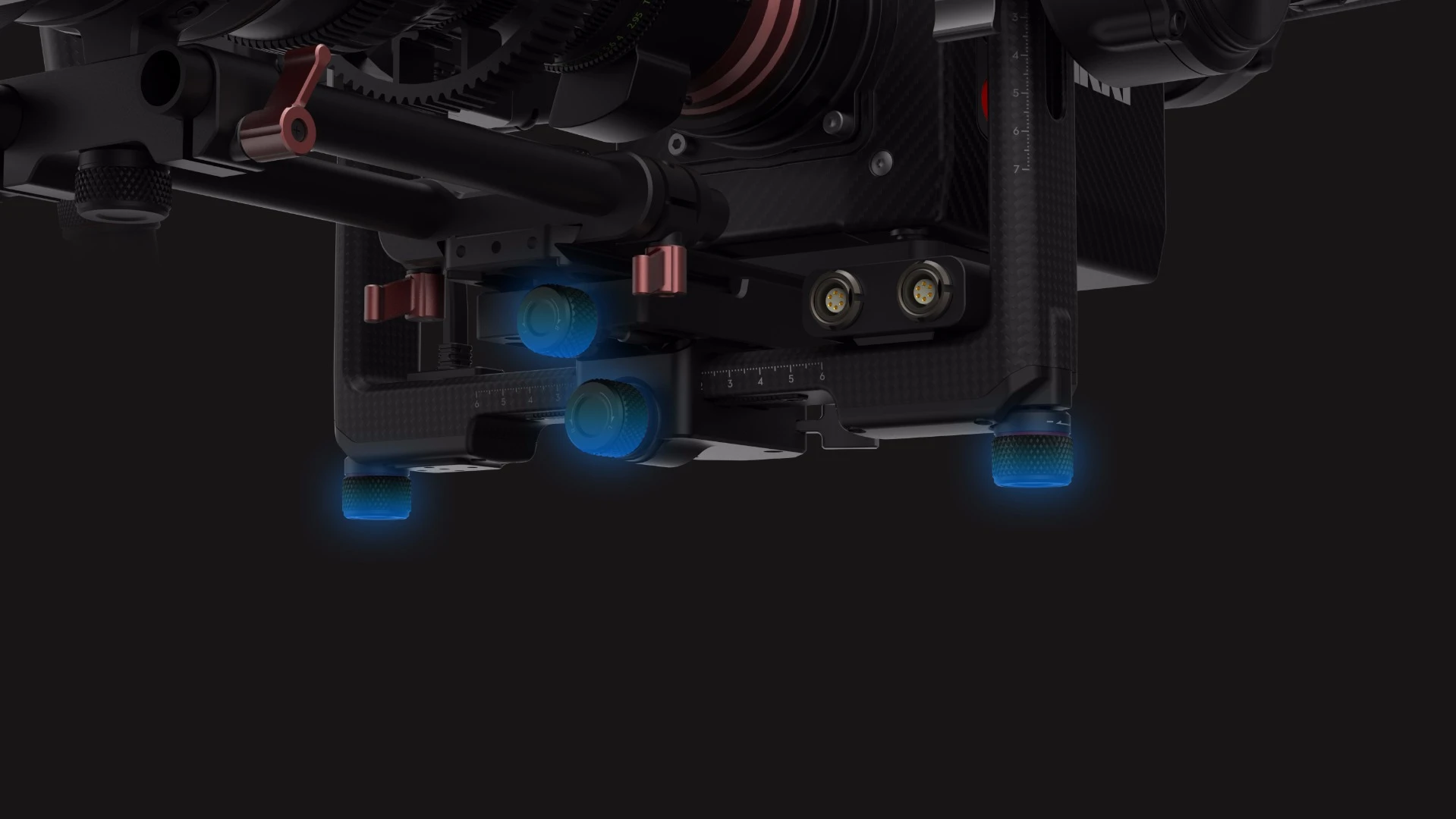 DJI Ronin 2: new adjustment knobs and locking levers make setup and calibration quicker
