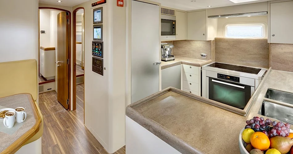 S/Y Antares III galley