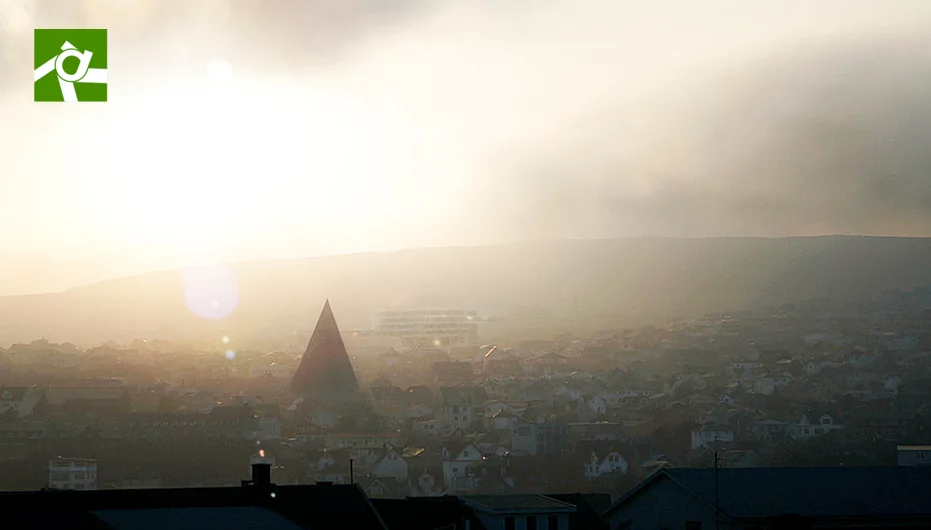 A visualization of the completed Faroe Islands Education Center (Image: BIG)