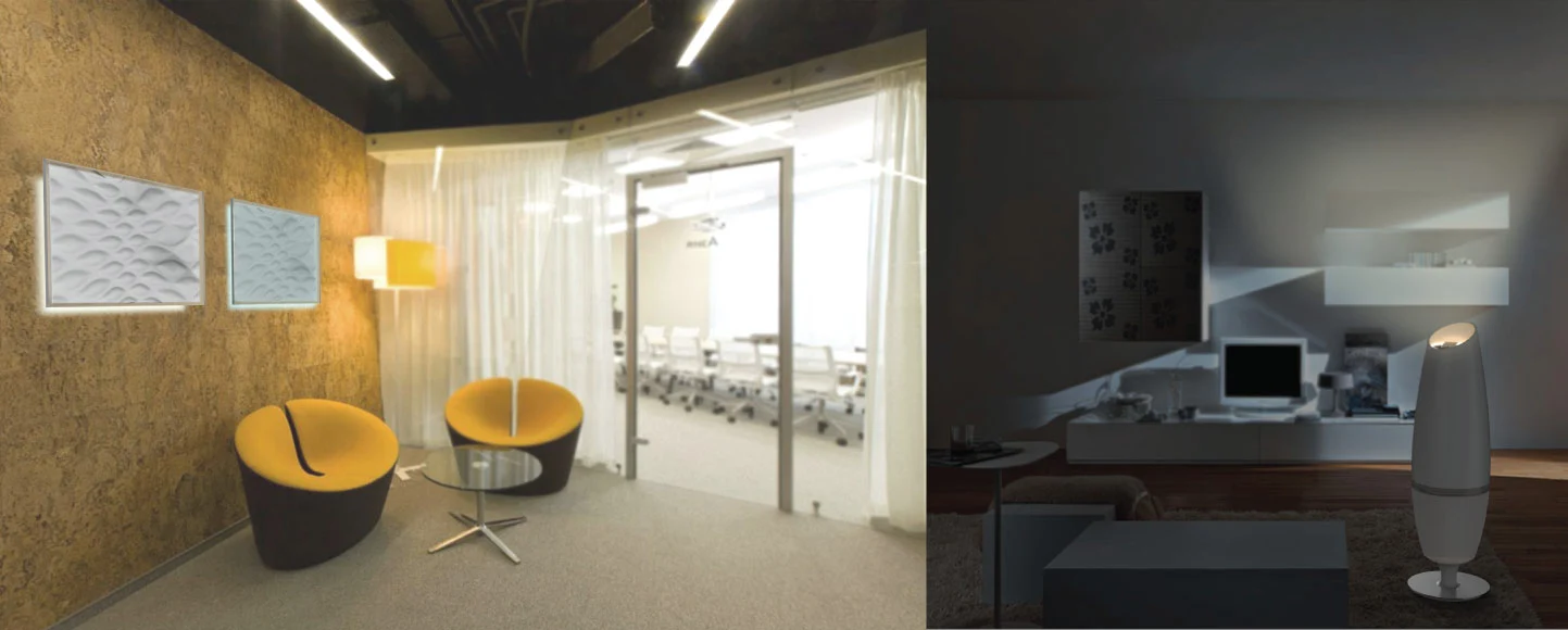 The Orison Energy batteries are designed to complement living spaces