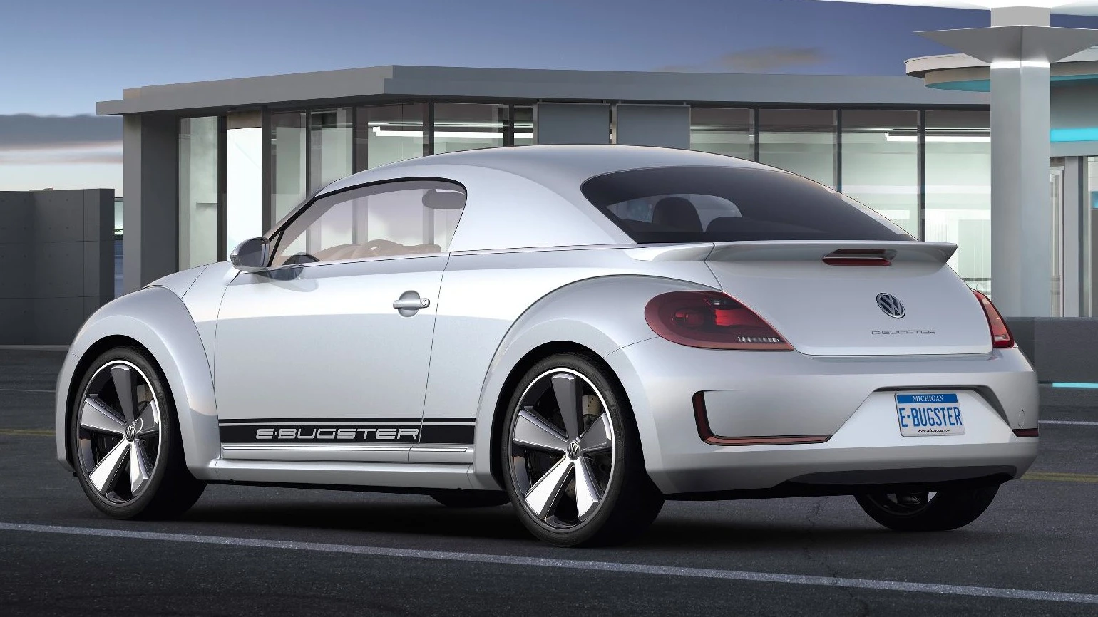 The E-Bugster's lower, wider form and larger wheels lend it a sportier look