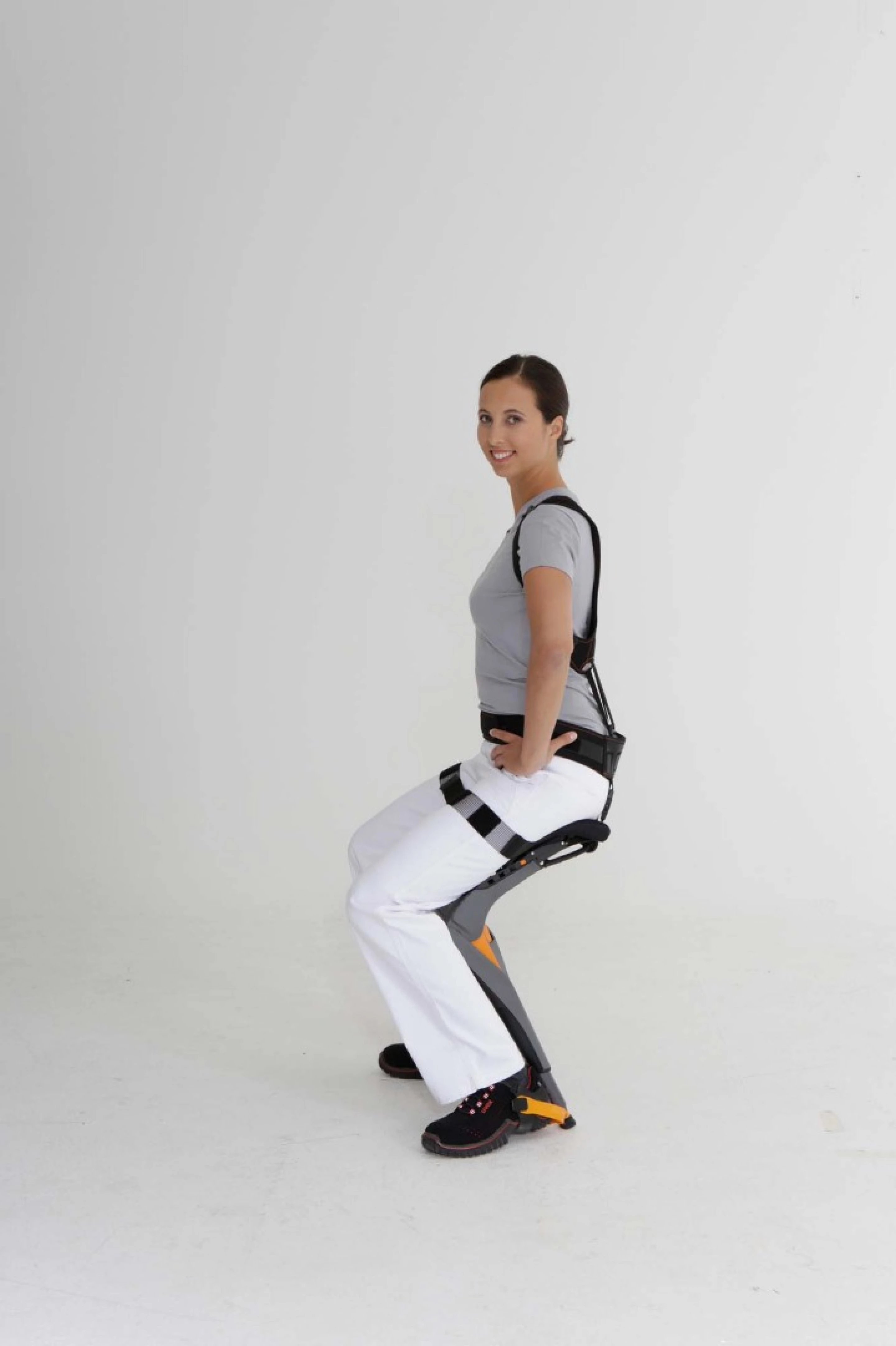 Have your chair and sit in it too – revisiting the wearable Chairless Chair