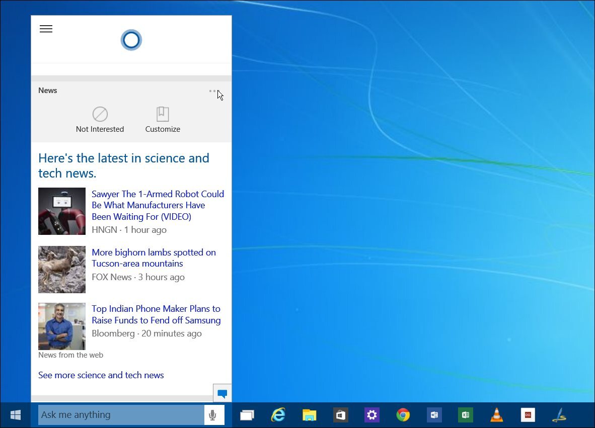 Cortana for desktop available in more countries