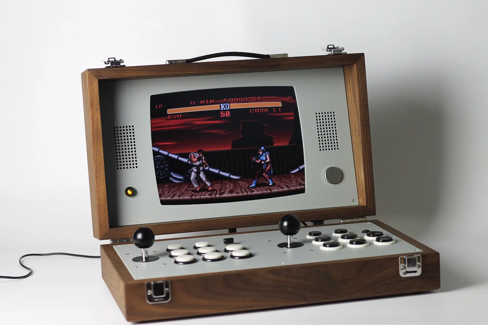 The Cary42: A two-player game console in a handmade wood case – only 50 will be made