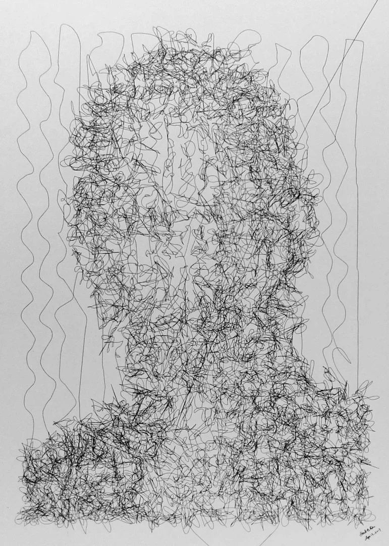 a portrait of Steve Jobs by JACKbDU