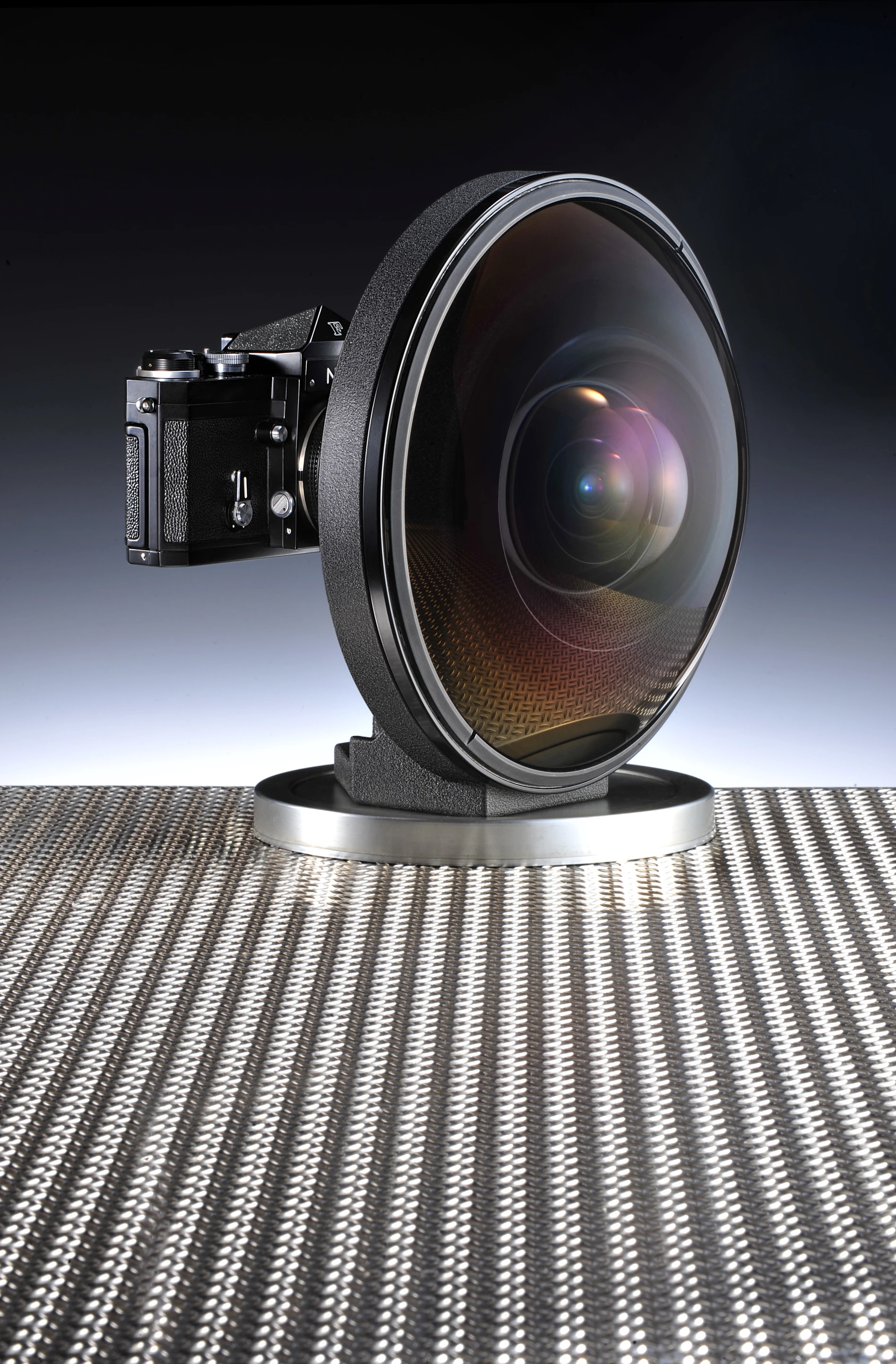 The 6mm f/2.8 Nikkor lens weighs 11.46 pounds, is 9.29 inches in diameter and some 6.73 inches in length (Photo credit: Tony Hurst)