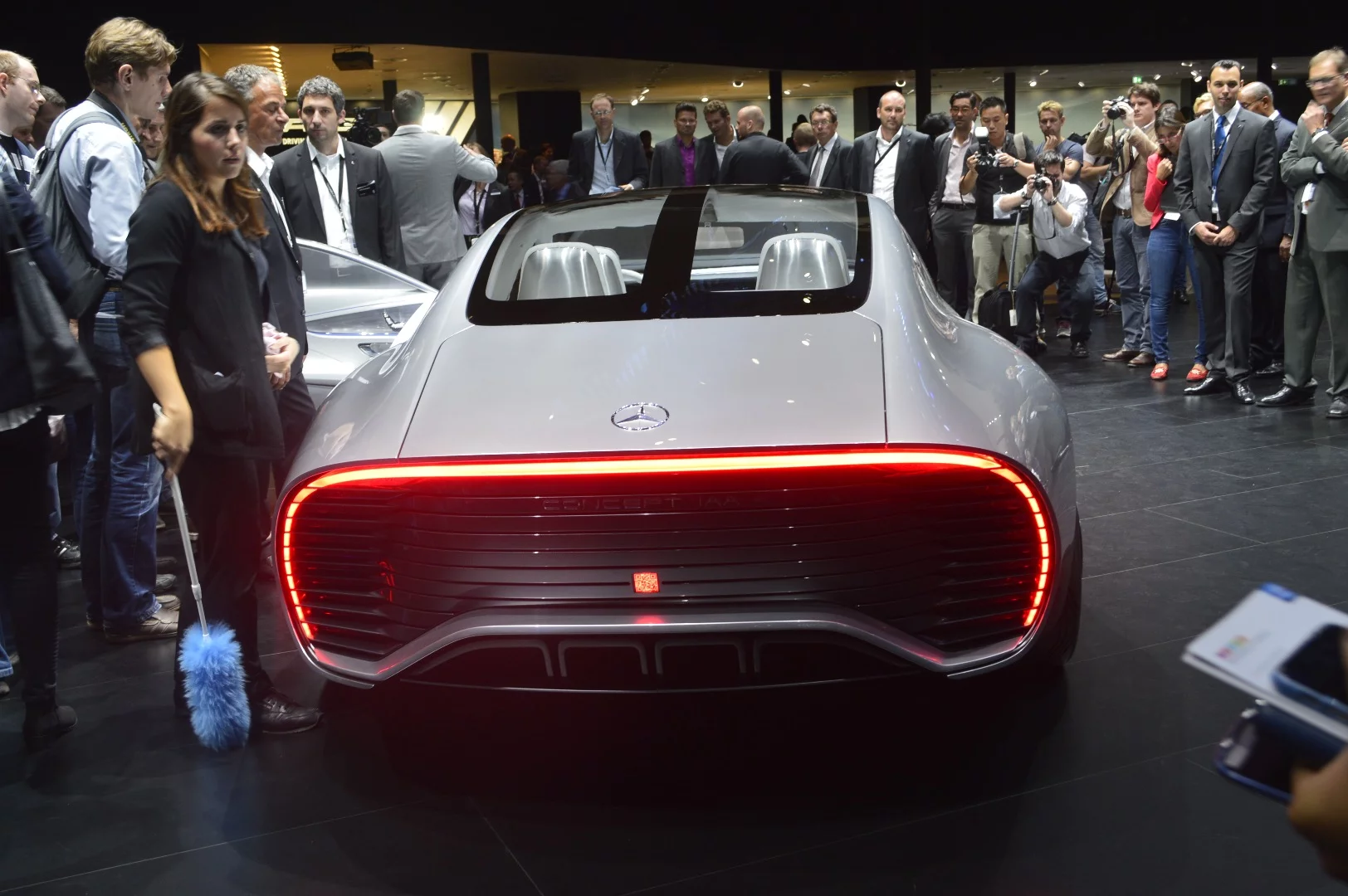 As well as the extending tail section, the Concept IAA's wheels and front bumper alter at speed