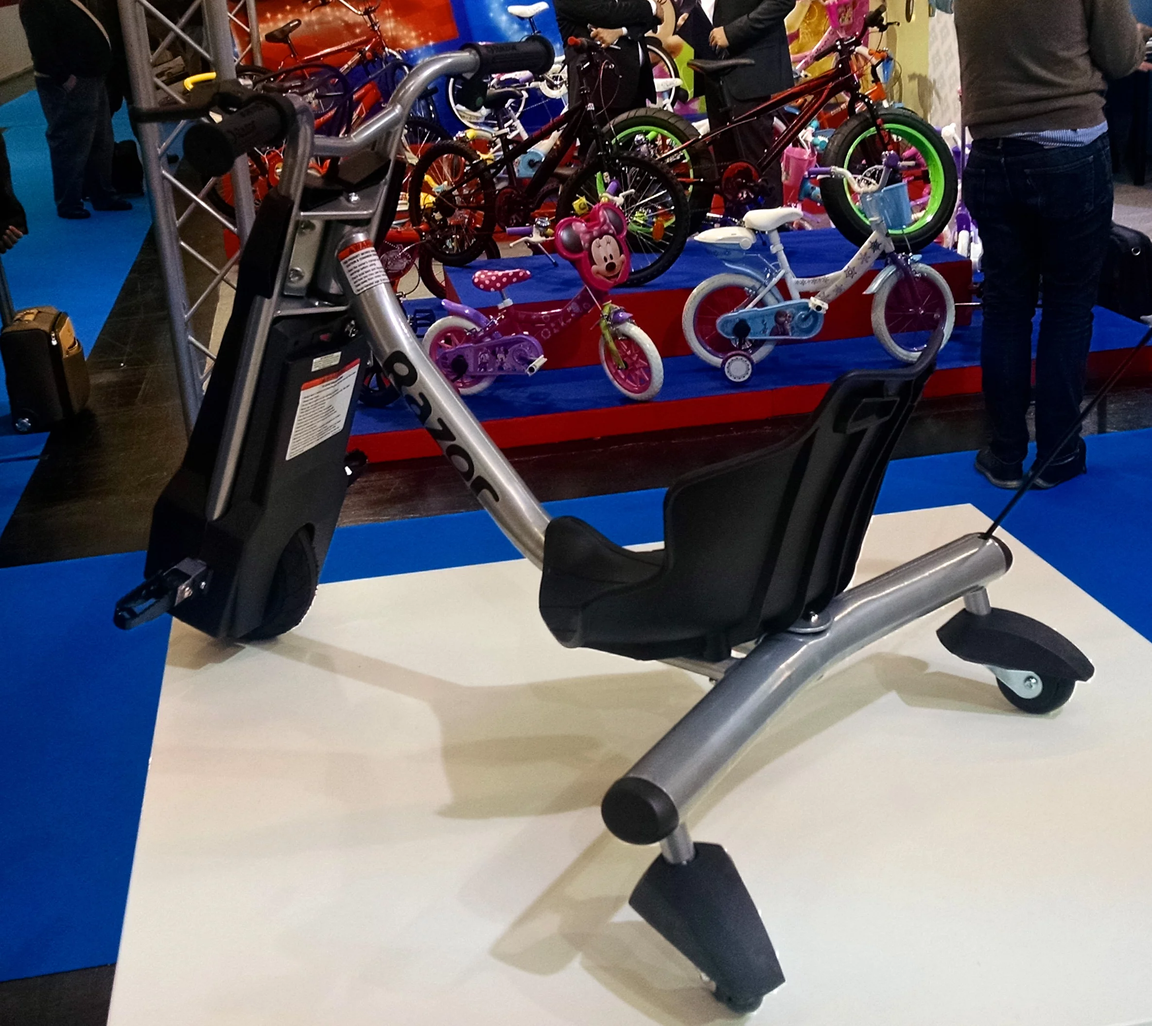 The PowerRider 360's electric motor pushes young riders to speeds up to 9 mph (14.5 km/h) (Photo: C.C. Weiss/Gizmag)