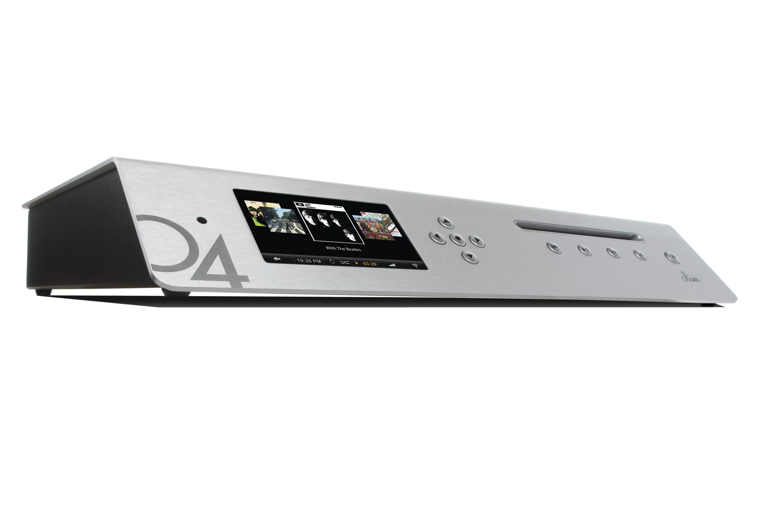 The Olive 4 HD music server can hold up to 20,000 high resolution tracks in 24-bit and comes with many built features