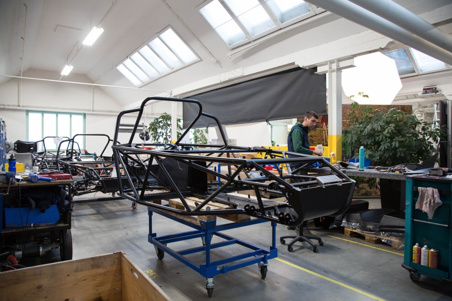 The eRod being built at Kyburz in Switzerland